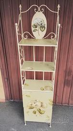 Mobiletto vintage dipinto a mano 