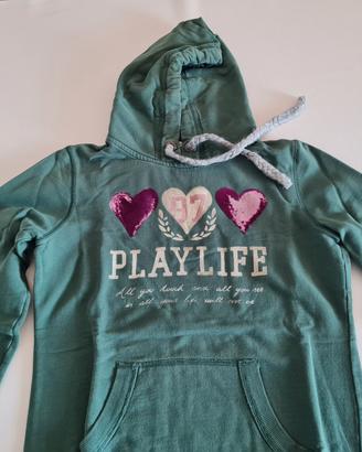 Felpa felpata con cappuccio Playlife taglia M