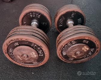 manubri palestra 18 e 20kg 