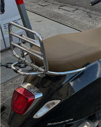 Portapacchi Posteriore Cromato Vespa Primavera / S