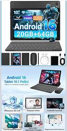 Tablet Android 16 da 10 Pollici,