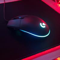 mouse logitech, tastiera meccanica, tappetino,micr