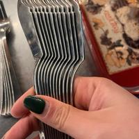 Set 24 posate Vintage Acciaio Inox (12 Forchette +