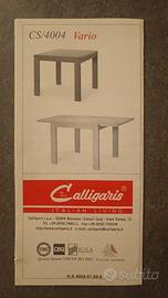 Tavolo con 4 sedie Calligaris 
