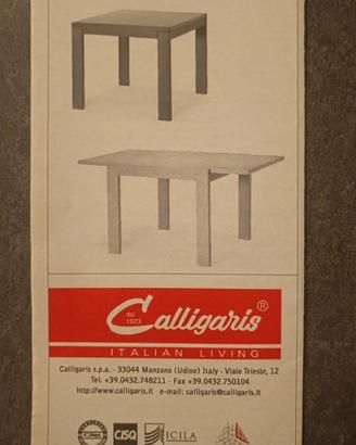 Tavolo con 4 sedie Calligaris 