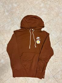 Felpa nike Fiori marrone taglia S