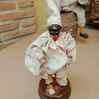 statua Pulcinella.