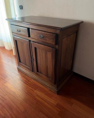 Credenza bassa in Noce Massello
