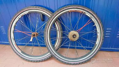 Set 2 Ruote per MTB bambino/ragazzo 24"