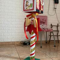 Cassetta lettere natale Disney la bella e la besti