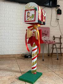 Cassetta lettere natale Disney la bella e la besti