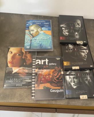 Dvd saga Xfiles e dvd pittori n custodia originale