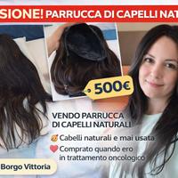 Parrucca Capelli Naturali 100% – Lunga – Mai Usata
