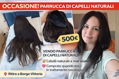 Parrucca Capelli Naturali 100% – Lunga – Mai Usata