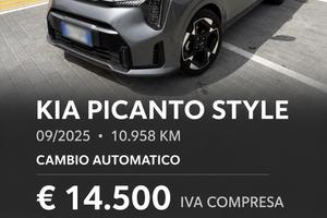 Kia Picanto 1.0 Style,09/25 pari al nuovo