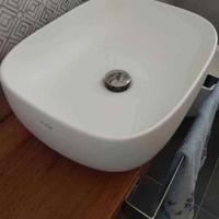 Lavabo da appoggio, bianco opaco