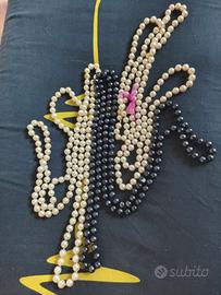 3 collane di perle
