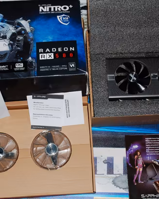 GPU scheda video rx580 8gb sapphire nitro