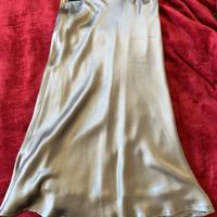 Gonna color grigio tortora