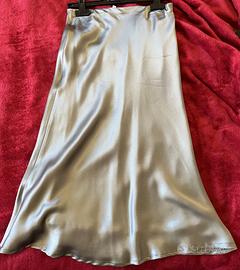 Gonna color grigio tortora