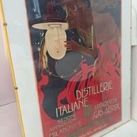 Manifesto pubblicitario   Distillerie Italiane 