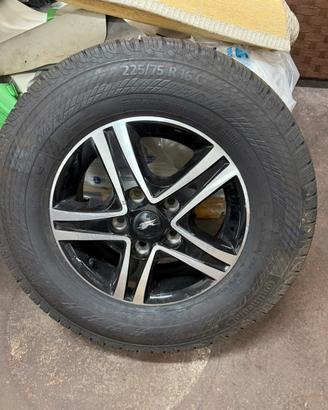 Cerchio 16 mak Fiat fucato completo gomma nuova
