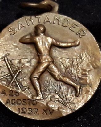 Medaglia Santander Carroccio Spagna 1937