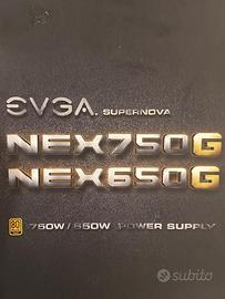 Alimentatore EVGA supernova NEX650G 80+ gold