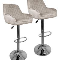 coppia sgabelli cucina con braccioli nuovi