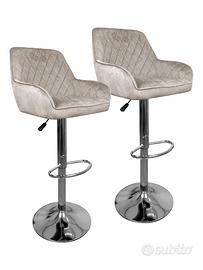 coppia sgabelli cucina con braccioli nuovi