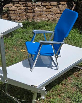 Lettino mare e giardino + spiaggina