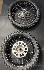 Coppia ruote complete honda crf 250/450