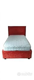 Letto singolo con contenitore