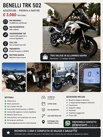 Benelli TRK 502   14000 km