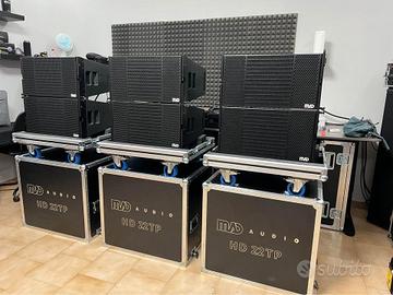 Teste Line Array Mad Audio HD22 TP