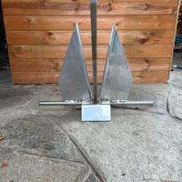 Ancora nuova acciaio inox Danforth 15 kg