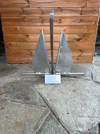 Ancora nuova acciaio inox Danforth 15 kg