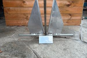 Ancora nuova acciaio inox Danforth 15 kg