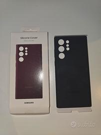 Samsung Silicone Cover Galaxy S22 Ultra Black