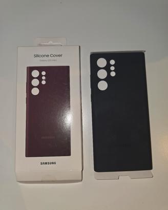 Samsung Silicone Cover Galaxy S22 Ultra Black