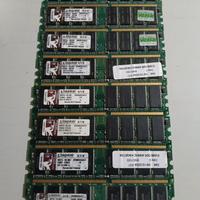 4GB RAM DDR1 Kingston (8x512MB) - Per PC vintage 