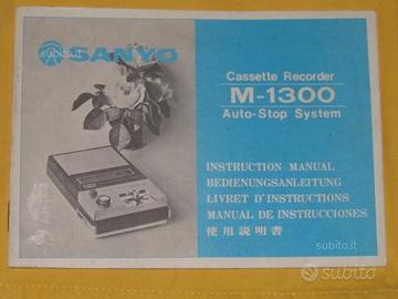 Sanyo M-1300 Manuale istruzioni, Anni 70