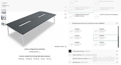 Set Completo Arredamento Ufficio di Design