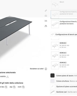 Set Completo Arredamento Ufficio di Design
