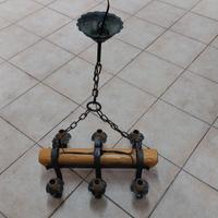 Lampadario stile antico da taverna / cantina