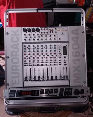 mixer bheringer, scatola effetti, custodia rigida