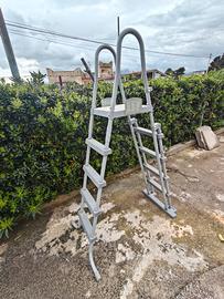 scala piscina fuori terra