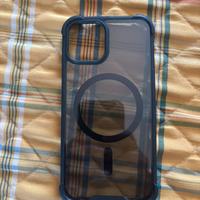 Cover iPhone 13 nero trasparente con MagSafe