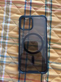 Cover iPhone 13 nero trasparente con MagSafe