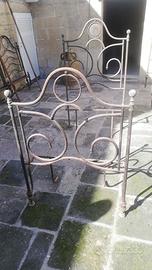 Letto antico ferro battuto 900